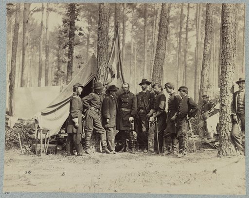 Major General R. B. Potter and staff