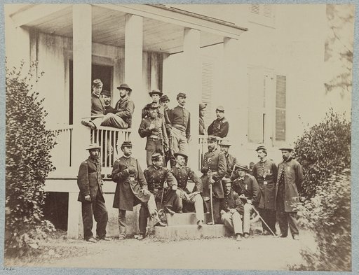 Major General P. H. Sheridan and staff