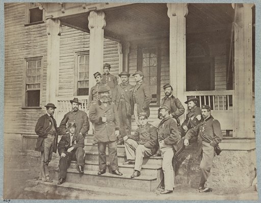 Maj. General John Sedgwick and staff