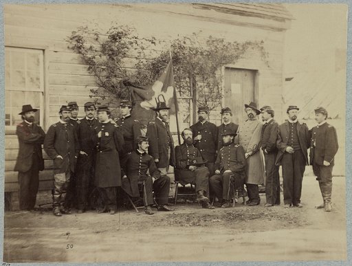 Major General A. H. Terry and staff
