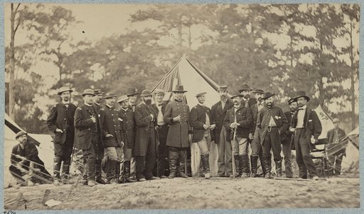 Major General H. G. Wright and staff