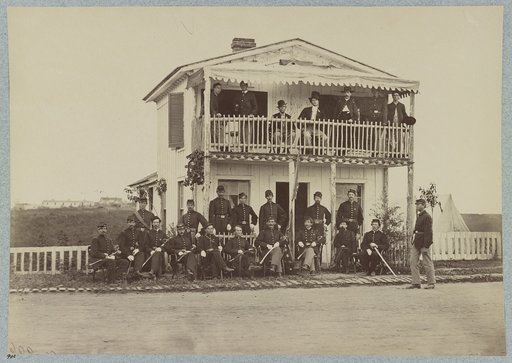 Officers of 2d New York Heavy Artillery Fort C. F. Smith, near Washington D.C., August, 1865