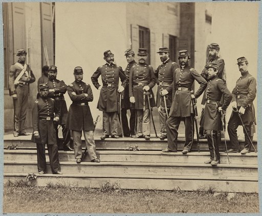 Officers of 8th New York State Militia, Arlington, Va., June, 1861