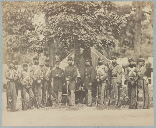 Officers and non-commissioned officers of Co. A, 8th New York State Militia, Arlington, Va., June, 1861
