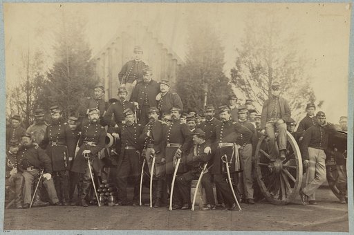 Officers of 1st Battalion New York Light Artillery, Fort Duncan, near Washington, D.C.