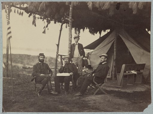 Officers of 5th U.S. Cavalry near Washington, D.C., June, 1865
