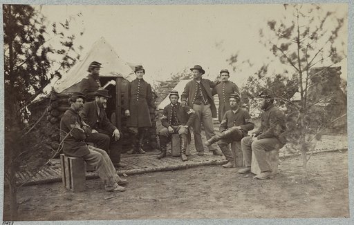 Officers and non-coms. of Co. (?), 119th Penn. Inf'y