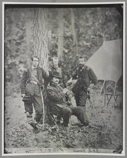 Hancock, Gen. W.S. & group (Birney, Barlow, & Gibbons)