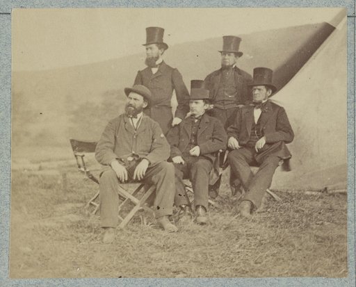 Group at headquarters Army of Potomac, Oct. 4, 1862