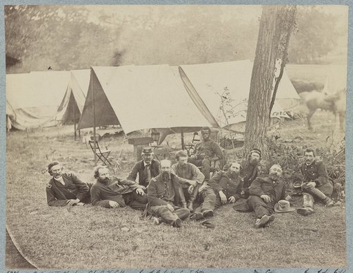 Group at Headquarters, Army of Potomac, October 1862
