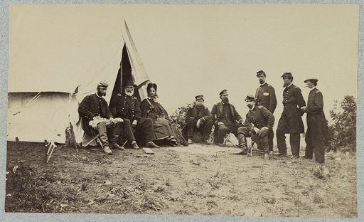 Brig. Gen. J. J. Abercrombie and group