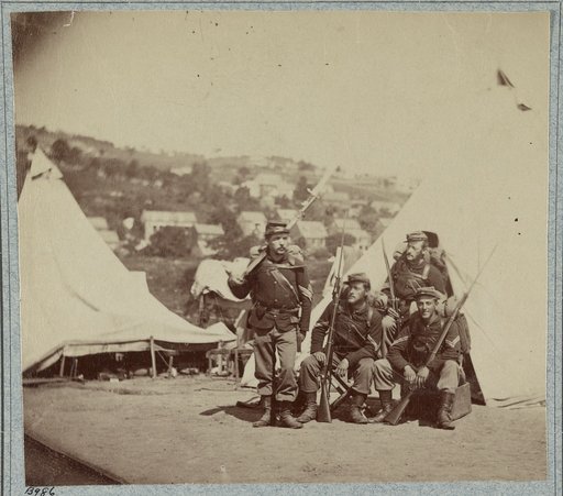 22d New York State Militia near Harpers Ferry, Va., 1861 [i.e.1862