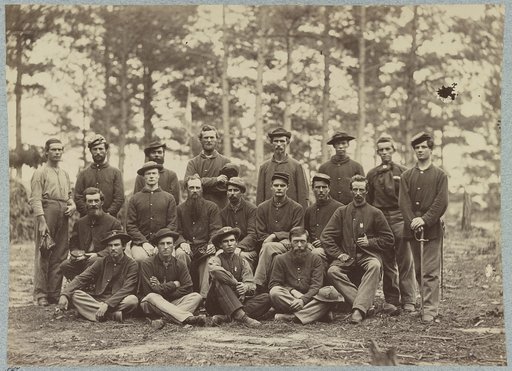 Co. B, U.S. Engineers in front of Petersburg, Va., August, 1864