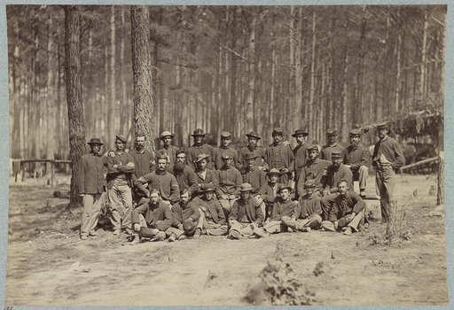 Co. B, U.S. Engineers in front of Petersburg, Va., August, 1864