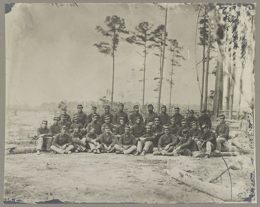 Co. C 1st Mass. Cavalry in front of Petersburg, Va., Aug., 1864