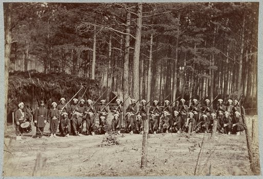 Co. F, 114th Pennsylvania Infantry in front of Petersburg, Va., August, 1864