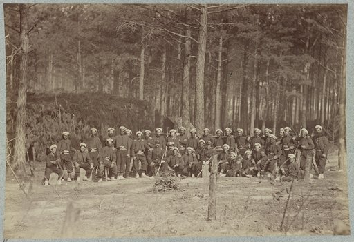Co. F, 114th Pennsylvania Infantry in front of Petersburg, Va., August, 1864