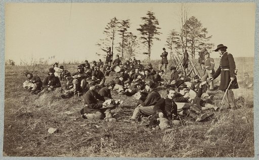 Company "B", 170th N.Y. Infantry in front of Petersburg, Va.