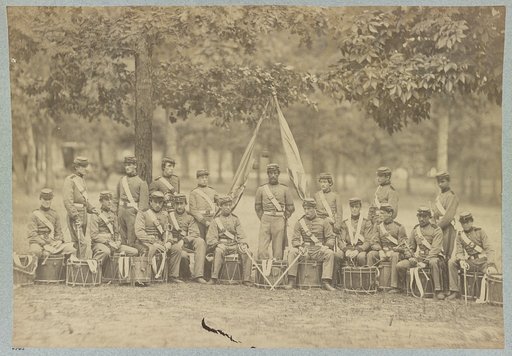 Drum Corps, 8th New York State Militia, Arlington, Va., June, 1861
