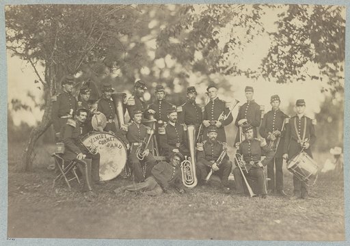 "Elmira Cornet Band," Thirty-third Regiment, of the New York State Volunteers, July 1861