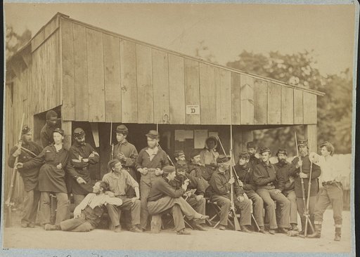 Co. D, 1st Rhode Island Volunteers, Camp Sprague, 1861