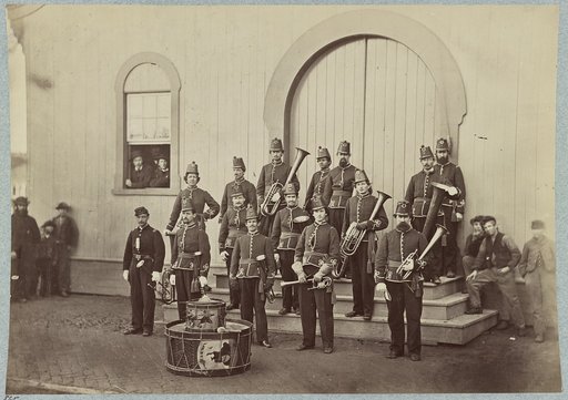 Band of 10th Veteran Reserve Corps, Washington, D.C., April, 1865