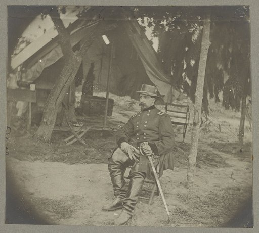 Gen. Edward Ferrero in front of Petersburg, Va., Aug. 1864
