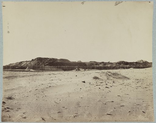 Fort Fisher, N.C. Part of land face of fort, part 4