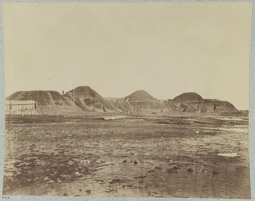 Fort Fisher, N.C., Interior view of first three traverses on land face