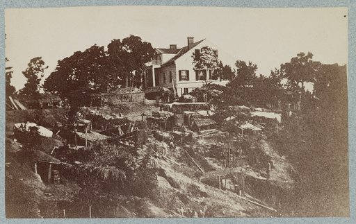 Quarters of Logan's Division in the trenches in front of Vicksburg