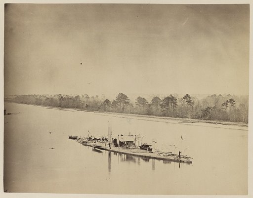 U.S.S. Casco, light draft monitor, in the James River