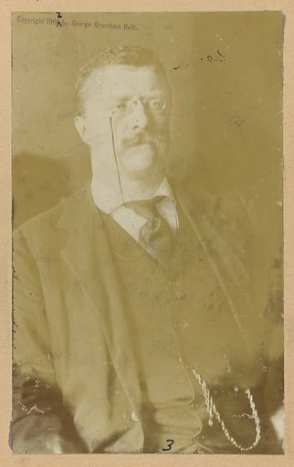 Theodore Roosevelt, half-length portrait, seated, facing slightly right
