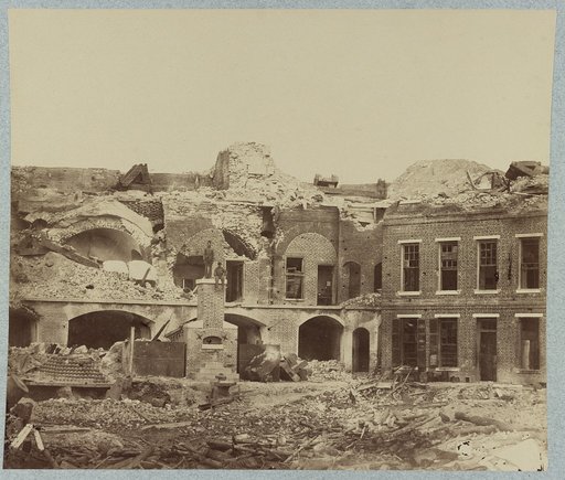 Interior view of Fort Sumter in 1864 [i.e. 1863] taken by a Confederate photographer