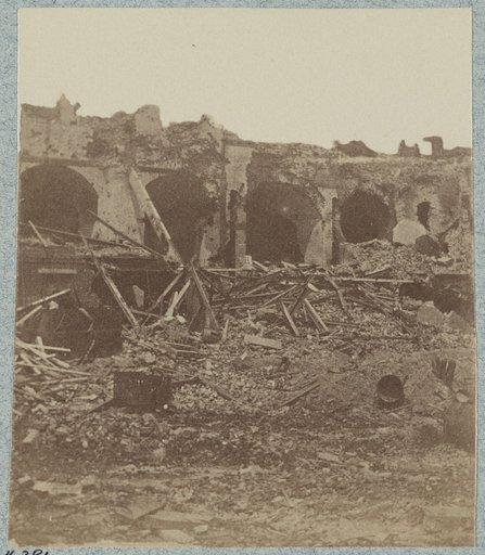 Interior views of Fort Sumter, Charleston, S.C. taken by a Confederate photographer in 1864 [i.e. 1863
