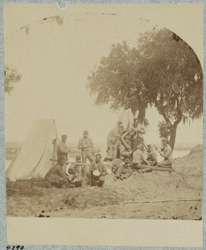 A Confederate picket post near Charleston, S.C., 1861