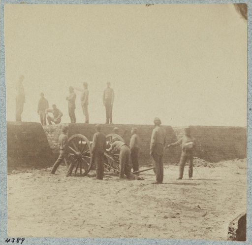 Confederate artillery near Charleston, S.C., 1861