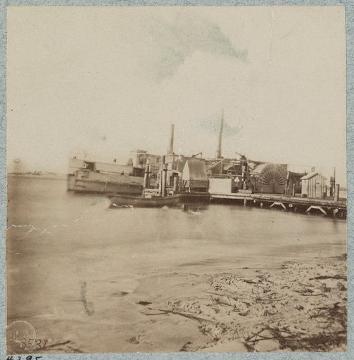 Steamboat dock, Morris Island, S.C.