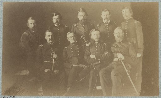 Officers of U.S. Garrison, Fort Sumter, April, 1861