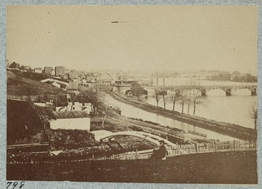 Canal and aqueduct bridge, Georgetown, D.C.