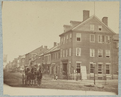 Marshall House, Alexandria, Va. Scene of death of Col. Ellsworth