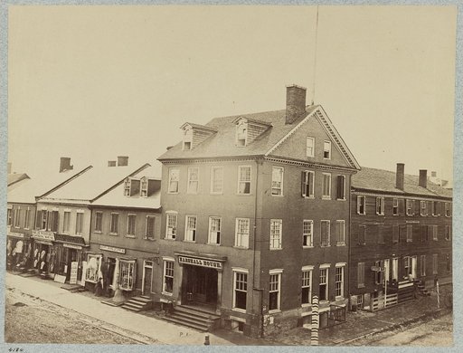 Marshall House, Alexandria, Va. Scene of Col. Ellsworth's death