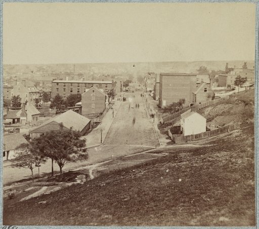 View from Libby Hill looking west on Main Street