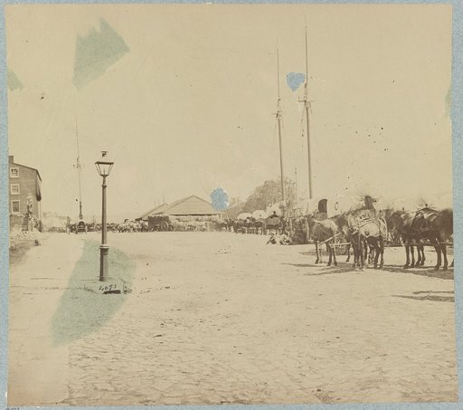 View on Dock street, Richmond, Va., April, 1865