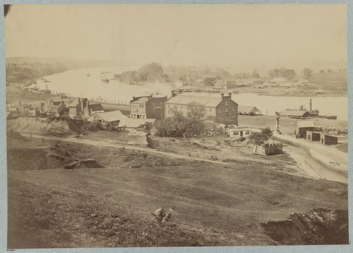 View of "Rocketts" and the James River, Richmond, Va., April, 1865
