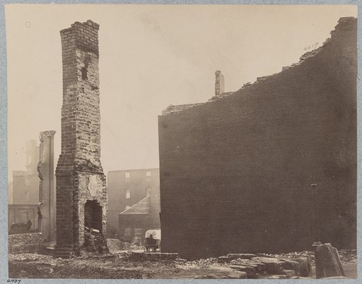 Ruins on Carey Street, Richmond, Va., April, 1865