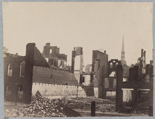Ruins on Carey Street, Richmond, Va.