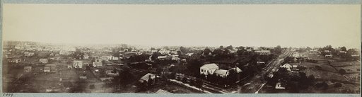 Panoramic view of city of Atlanta, Ga., from the top of the Female Seminary - extending from the Medical College on the south-east around by the south to a point on Peach Tree Street a little north of west, October, 1864