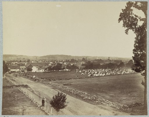 View of Gettysburg from Cemetery Hill