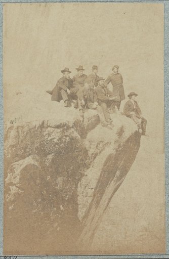 Group of officers on Lookout Mountain