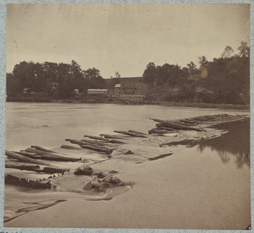Boteler's Ford, Potomac River near Shepherdstown. Point at which Confederate Army crossed after battle of Antietam